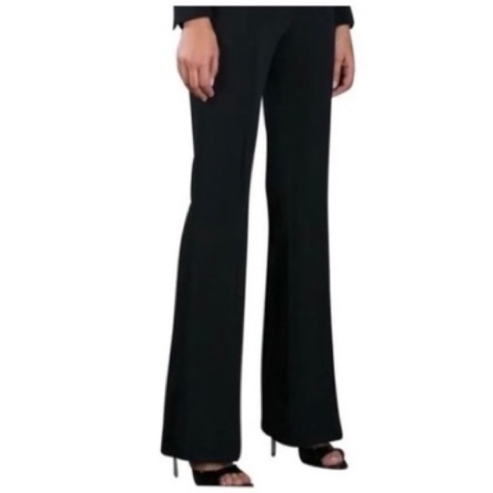BURBERRY Stretch Wool Flared Trousers - Flawed